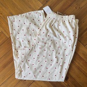 NWT Heart Pajama Pants